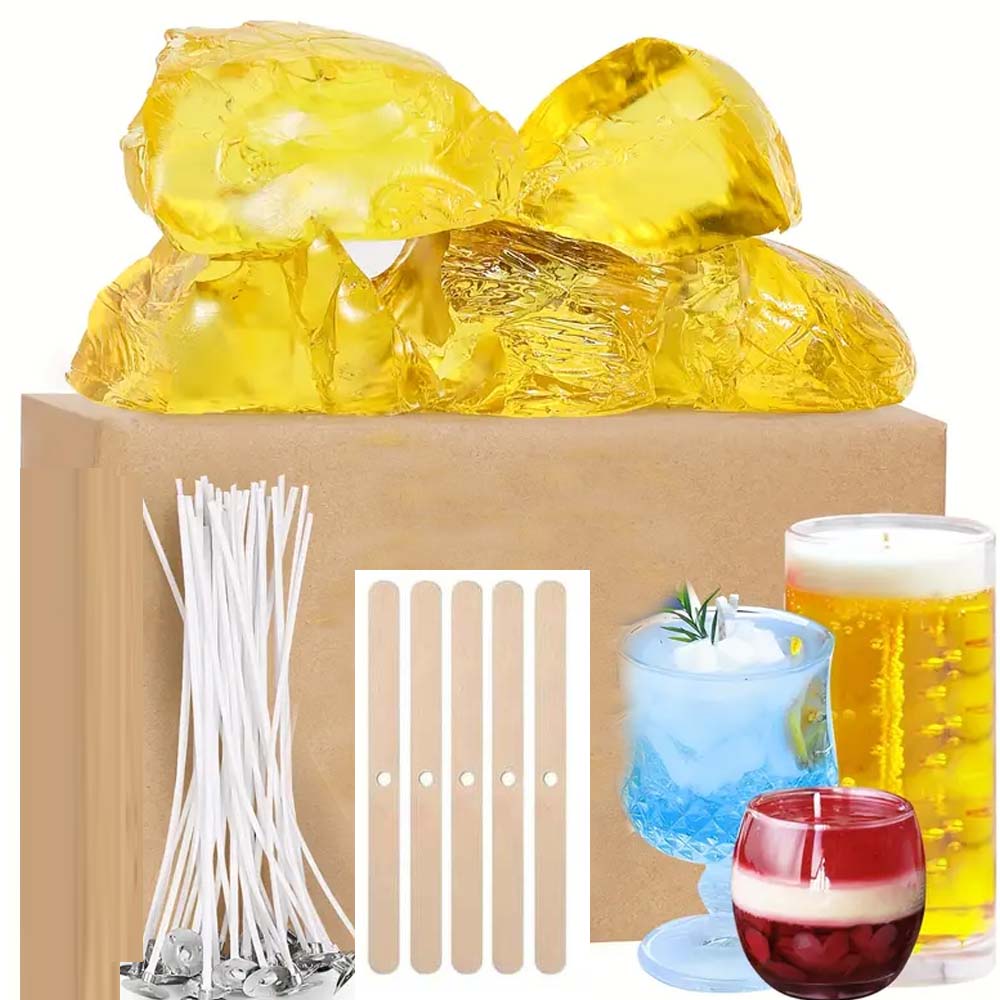Candle Making Workshop - Kit di cera gelatina gelatinosa gialla