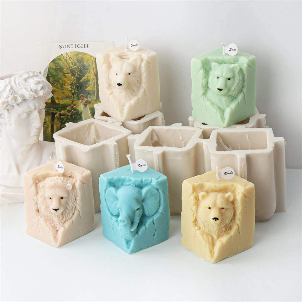 Candle Making Supplies Wholesale - Animale a forma di ceppo 3D