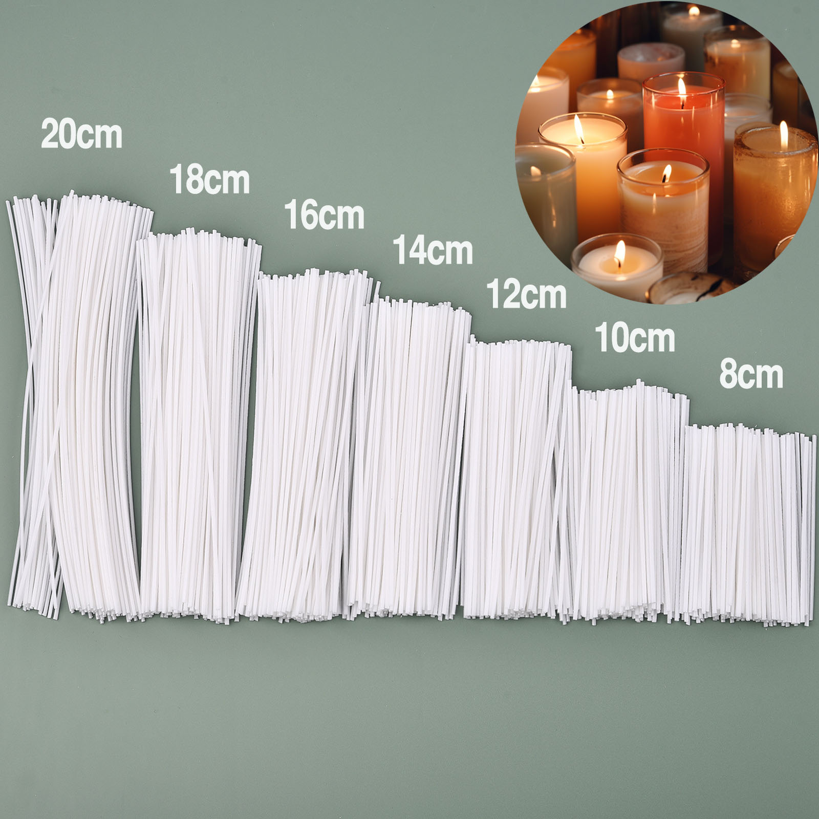 Candle Making Instructions - 30-100 pz/Set stoppini per candele in