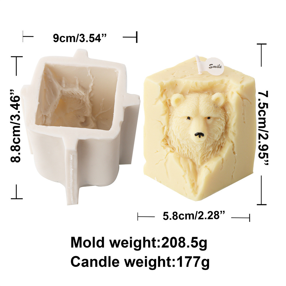 Animale a forma di ceppo 3D Or - Candle Making Supplies Wholesale recensione e prezzo