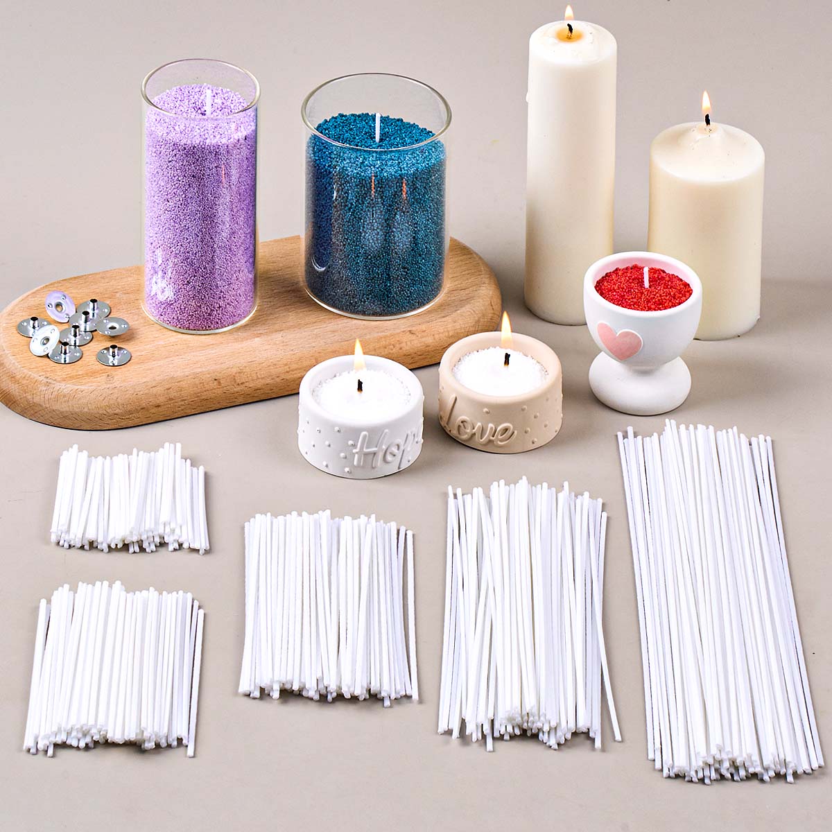 50 pz 5-20 cm stoppini per can - Candle Making Instructions recensione e prezzo