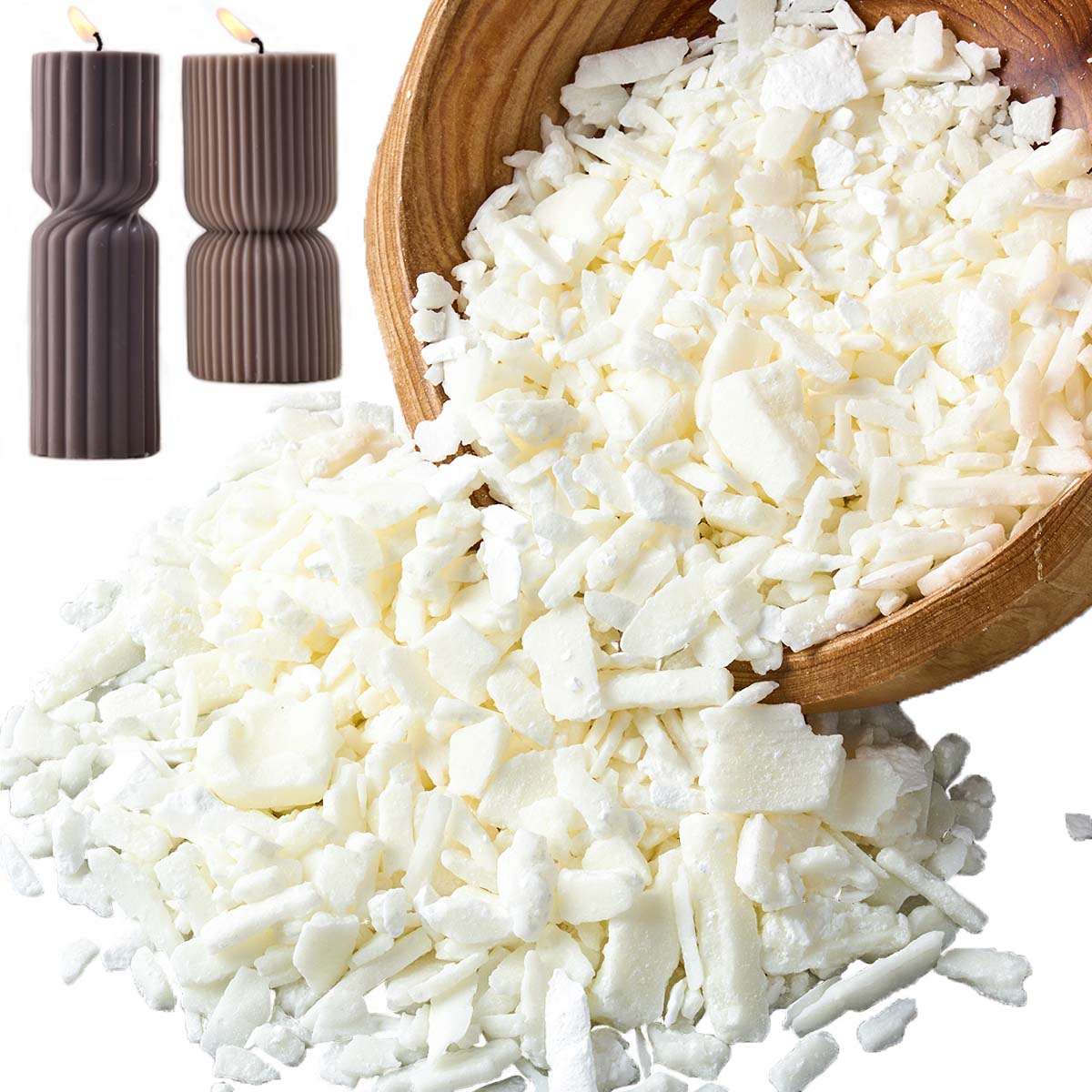 1 libbra di cera di soia bianc - Candle Making Workshop recensione e prezzo