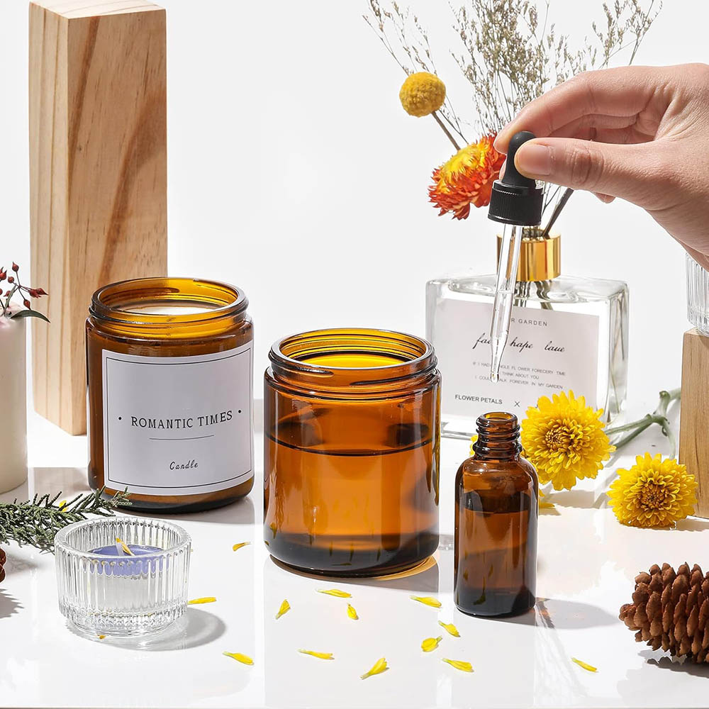 Barattoli in Vetro Ambrato da  - Candle Making Vessels recensione e prezzo