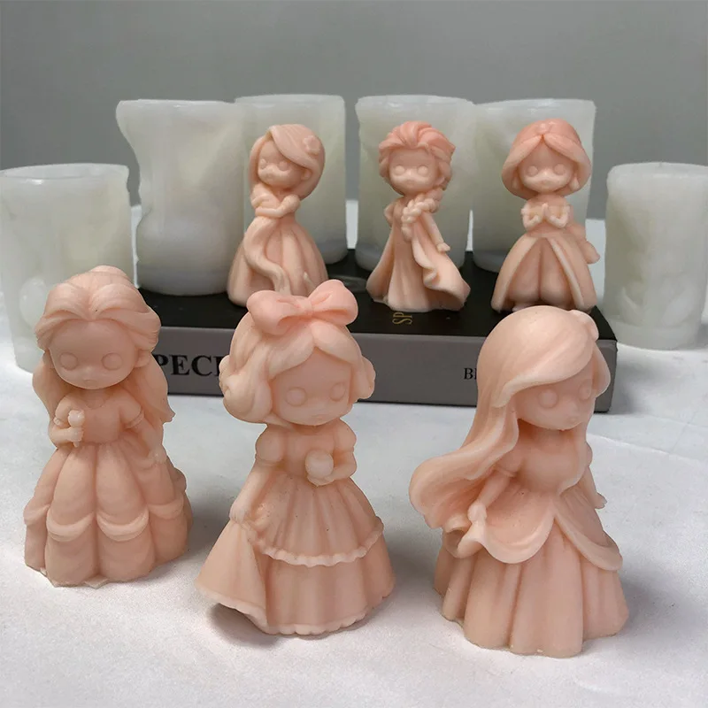 6 Princess Doll stampo per can - Candle Making Supplies Wholesale recensione e prezzo