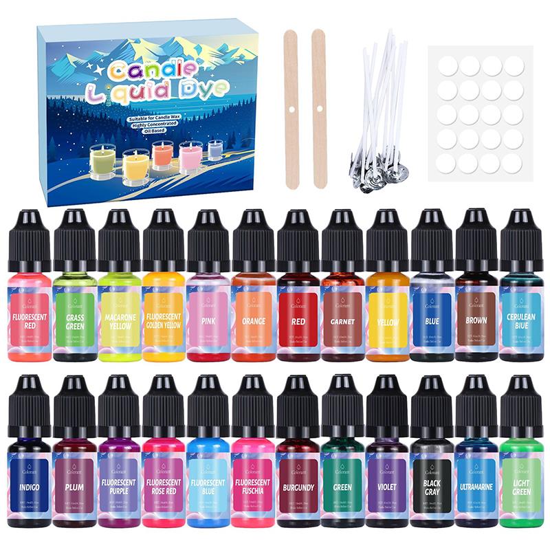 20/24 colori Candela Coloranti - Candle Making Instructions recensione e prezzo